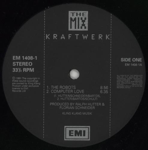 KRAFTWERK「THE MIX」 2LP／Vinyl Kraftwerk / The Mix 2xLP Special Edition White Vinyl – sound-merch
